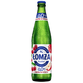 Piwo Łomża jabłko & wiśnia