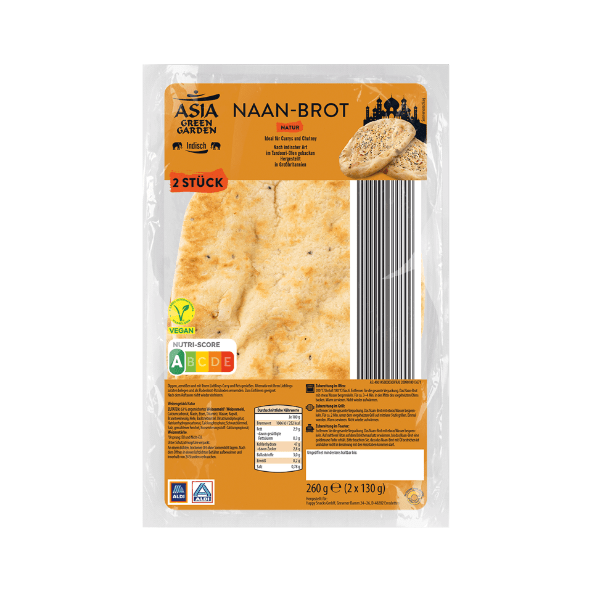 ASIA GREEN GARDEN Chlebki naan