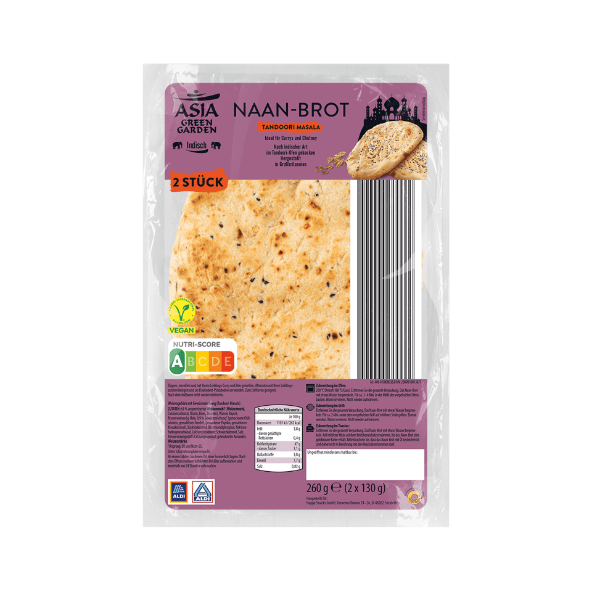 ASIA GREEN GARDEN Chlebki naan