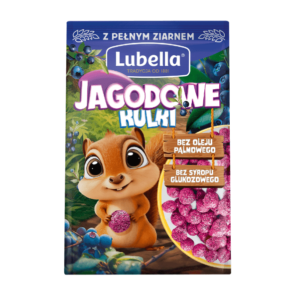 LUBELLA Płatki śniadaniowe Jagodowe kulki