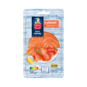 GOLDEN SEAFOOD Łosoś atlantycki wędzony