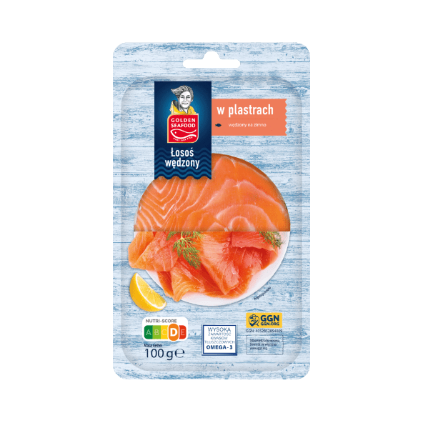 GOLDEN SEAFOOD Łosoś atlantycki wędzony