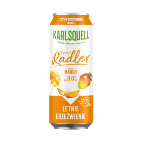 Piwo Karlsquell Radler Mango