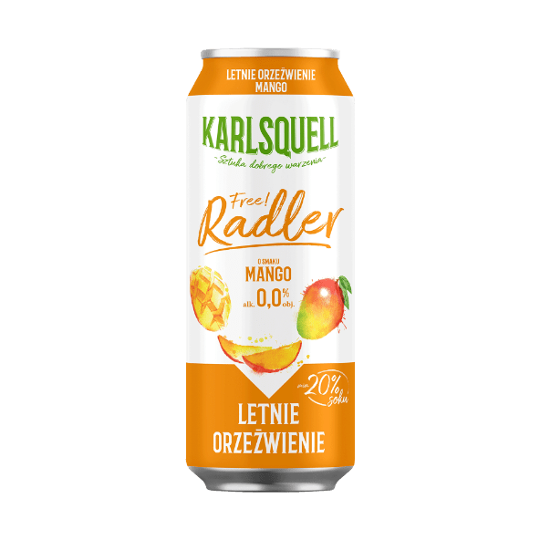 Piwo Karlsquell Radler Mango