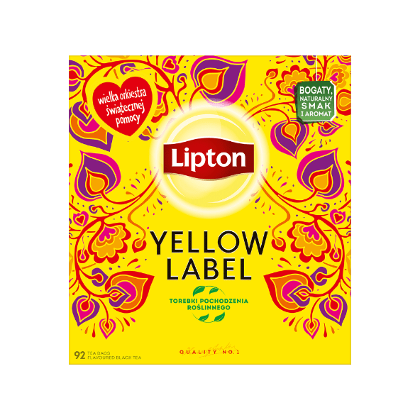LIPTON Herbata czarna Yellow Label