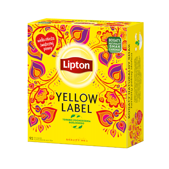 LIPTON Herbata czarna Yellow Label