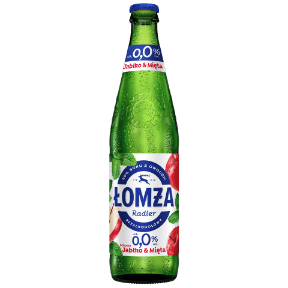Piwo Łomża jabłko & mięta