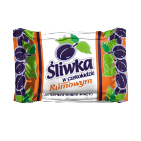 JUTRZENKA DOBRE MIASTO Śliwka w czekoladzie zimowe smaki
