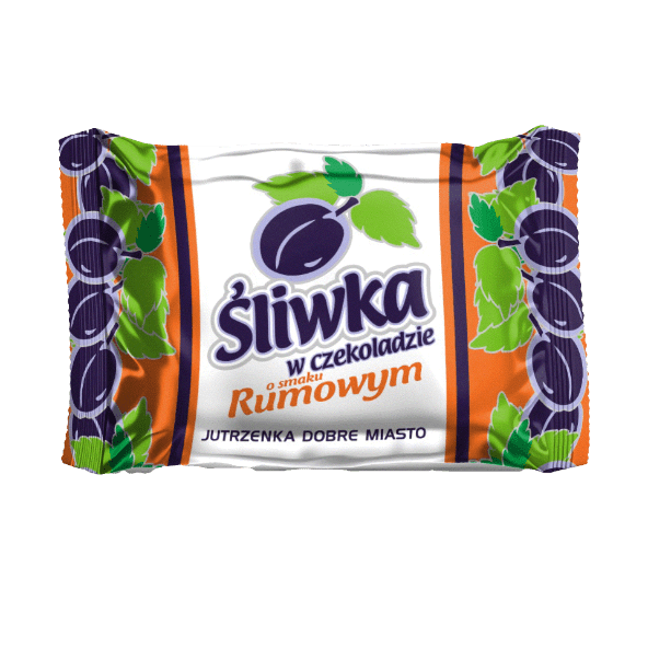 JUTRZENKA DOBRE MIASTO Śliwka w czekoladzie zimowe smaki