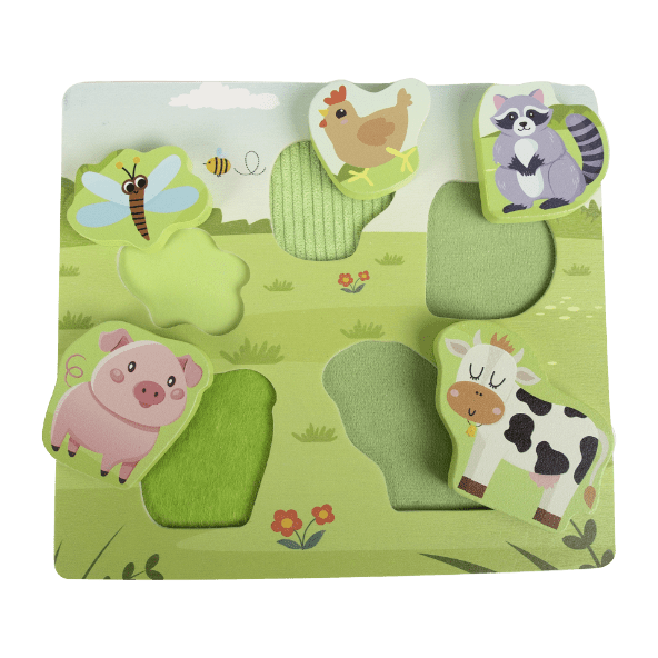 いっちゃん2 Toylino Drewniana układanka z puzzlami Niska cena w ALDI