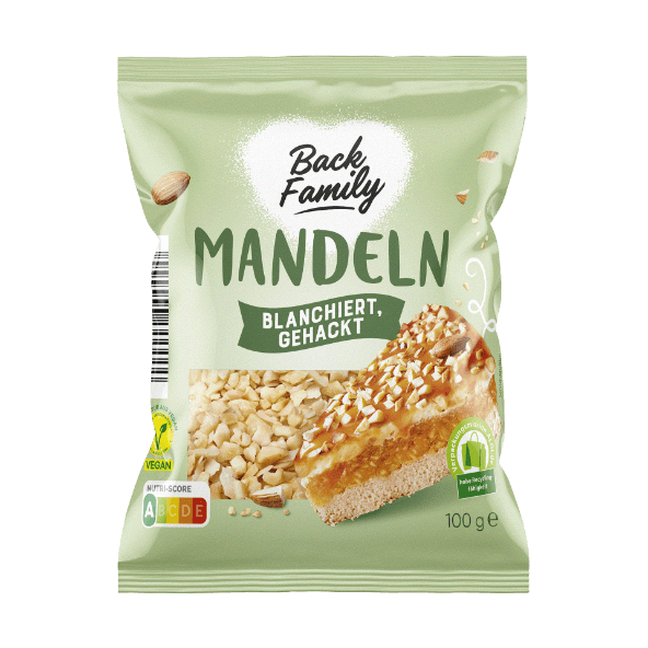 BACK FAMILY Migdały blanszowane siekane