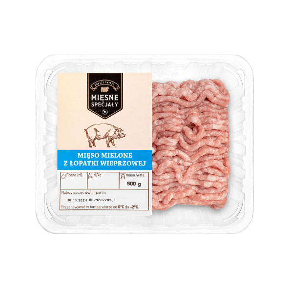MIĘSNE SPECJAŁY Mięso mielone z łopatki wieprzowej