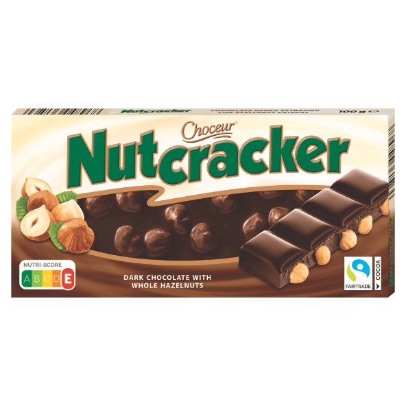 CHOCEUR Czekolada deserowa z całymi orzechami laskowymi