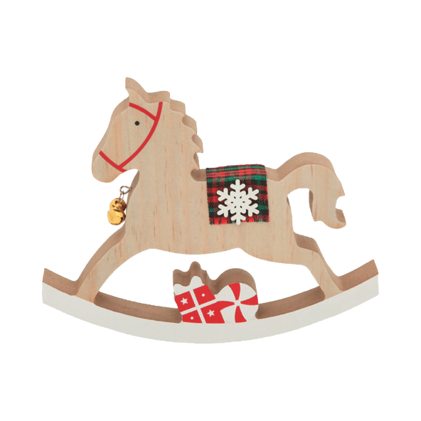 HOME CREATION Dekoracja świąteczna z drewna