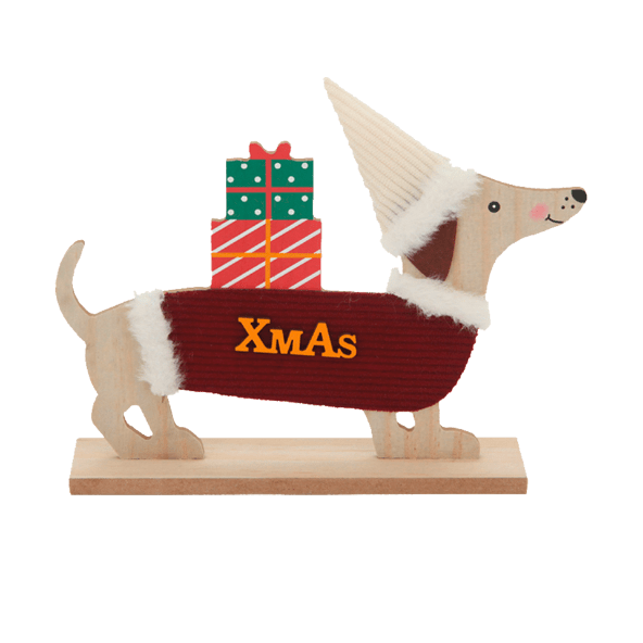 HOME CREATION Dekoracja świąteczna z drewna