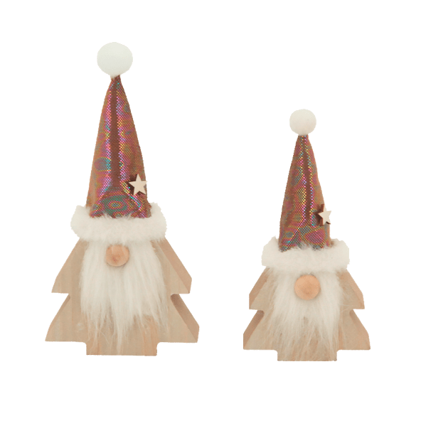 HOME CREATION Dekoracja świąteczna z drewna