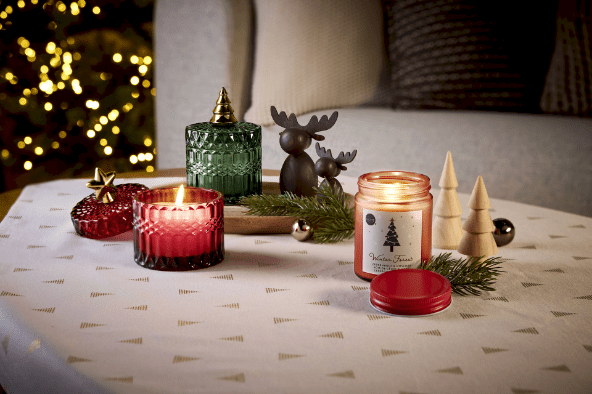 HOME CREATION Świeca zapachowa w szkle