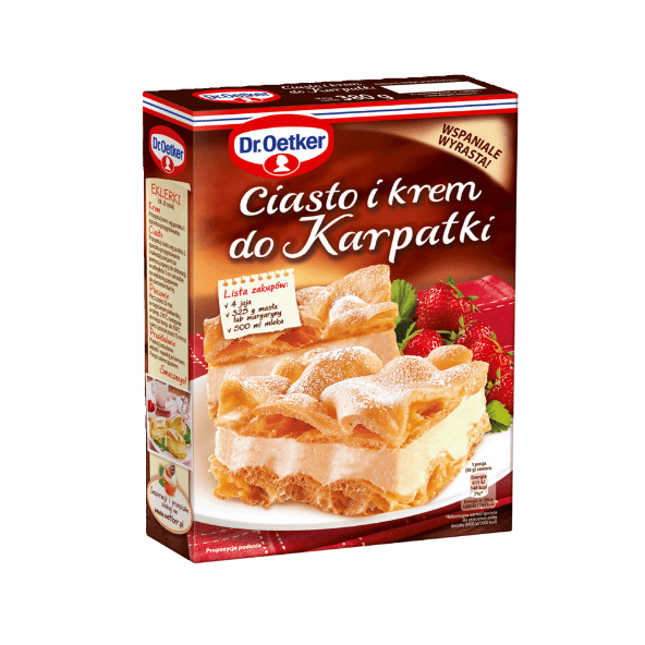 DR. OETKER Ciasto i krem do karpatki