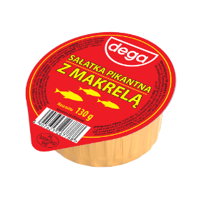DEGA Sałatka pikantna z makrelą