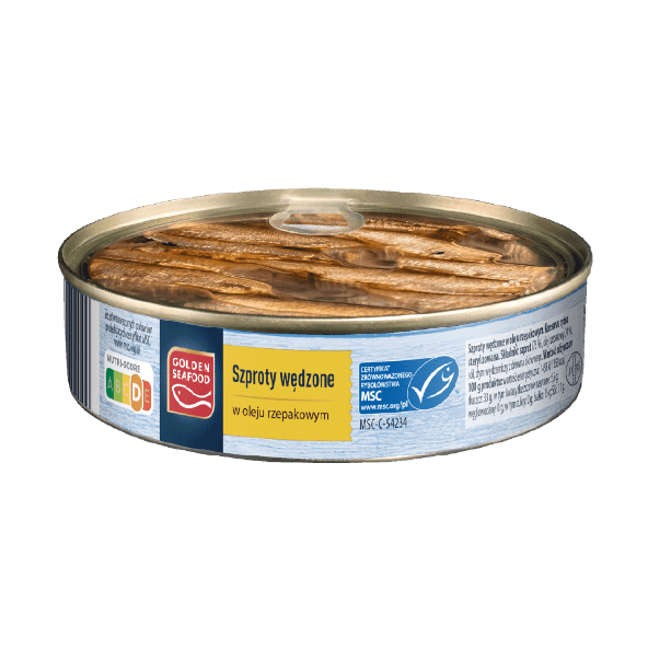 GOLDEN SEAFOOD Szproty wędzone