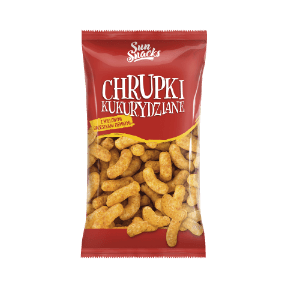 SUN SNACKS Chrupki kukurydziane o smaku orzechowym