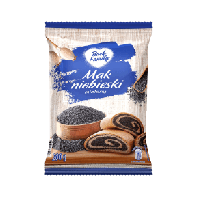 BACK FAMILY Mak niebieski mielony