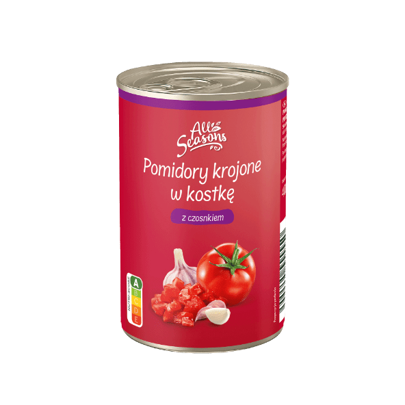 ALL SEASONS Pomidory krojone z dodatkami