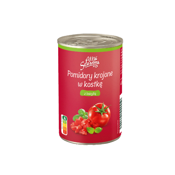 ALL SEASONS Pomidory krojone z dodatkami