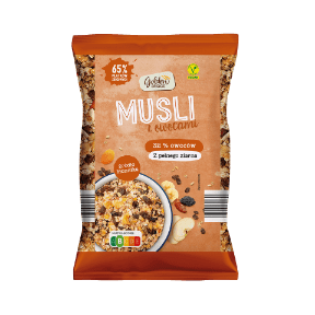 GOLDEN BRIDGE Musli z owocami/z orzechami i rodzynkami