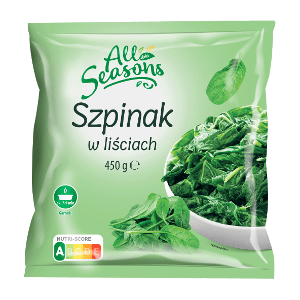 ALL SEASONS Szpinak w liściach