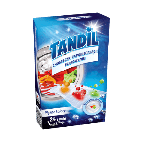 TANDIL Chusteczki aktywnie wybielające/zapobiegające zafarbowaniu