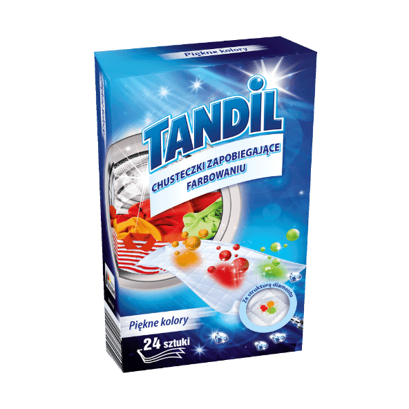 TANDIL Chusteczki aktywnie wybielające/zapobiegające zafarbowaniu