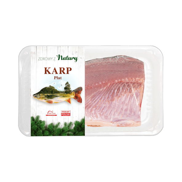 Karp płat ze skórą