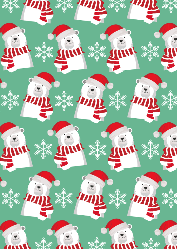 Świąteczny papier ozdobny