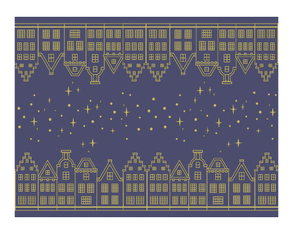 KOKETT Obrus/Bieżnik papierowy w świąteczny wzór