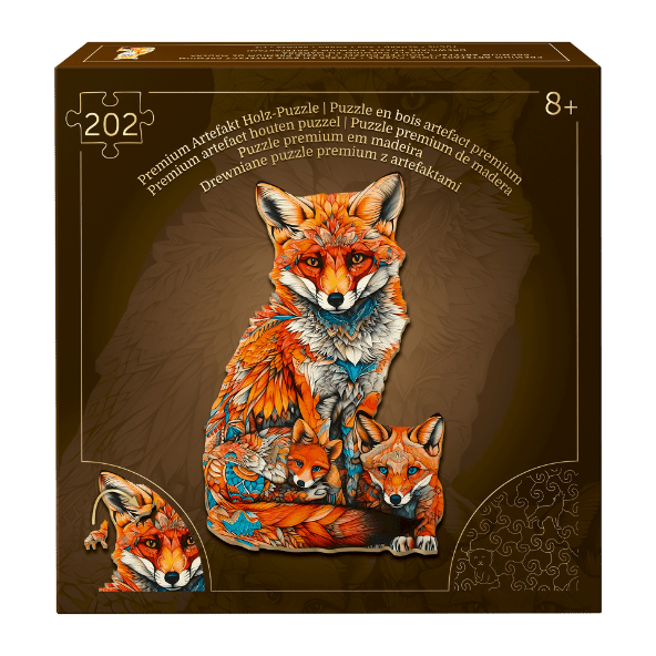 Drewniane puzzle premium