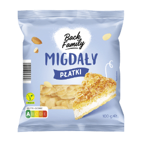 BACK FAMILY Płatki migdałowe blanszowane