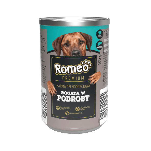 ROMEO PREMIUM Karma mokra dla psa