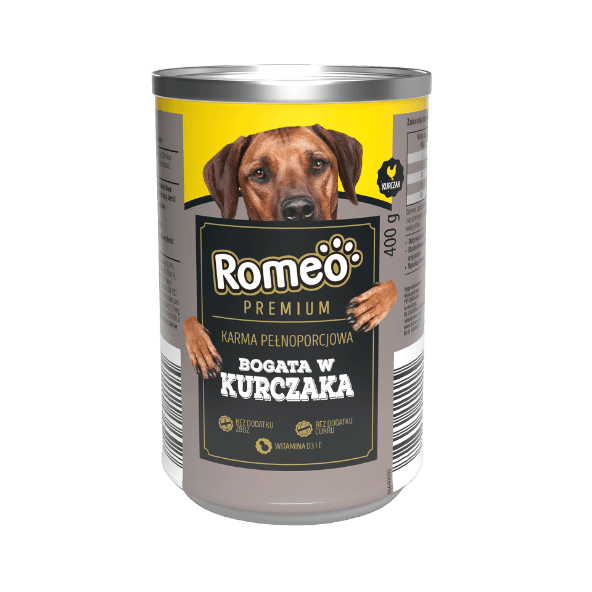 ROMEO PREMIUM Karma mokra dla psa