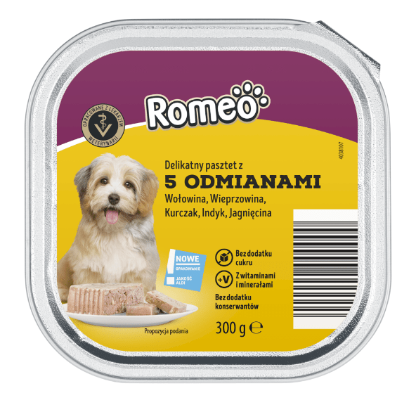 ROMEO Karma mokra dla psa