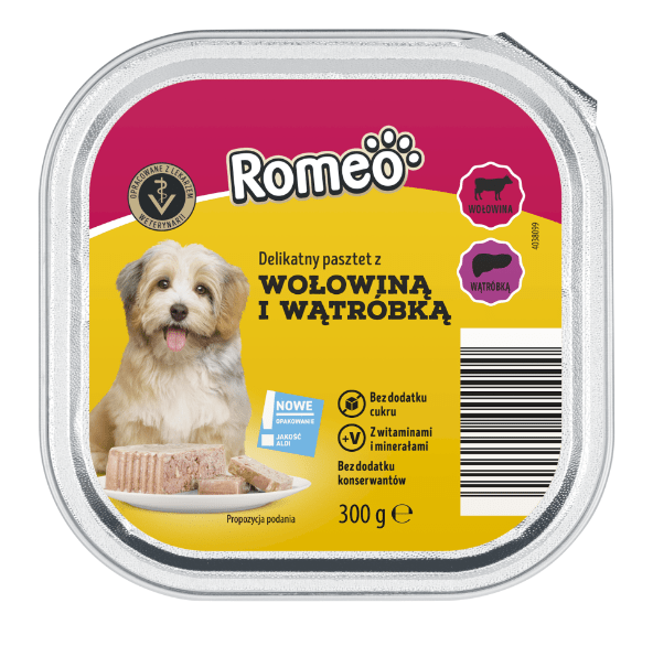 ROMEO Karma mokra dla psa