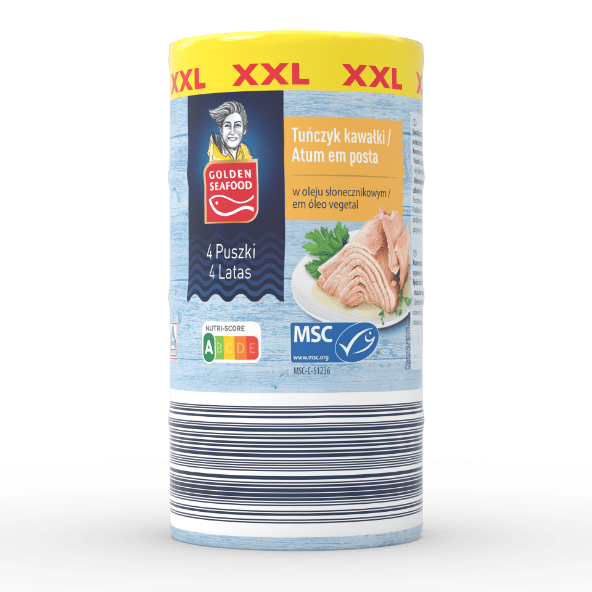 GOLDEN SEAFOOD Tuńczyk w kawałkach
