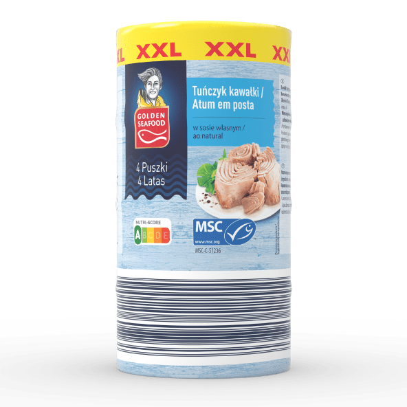GOLDEN SEAFOOD Tuńczyk w kawałkach