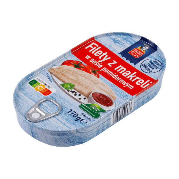 GOLDEN SEAFOOD Filety z makreli w sosie pomidorowym