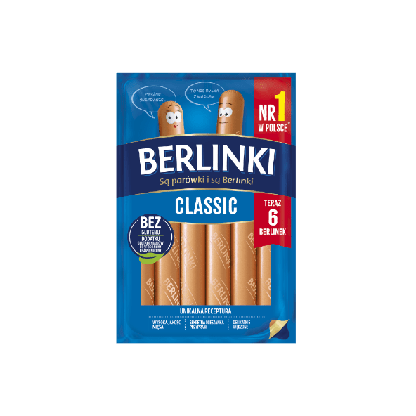 MORLINY Parówki Berlinki