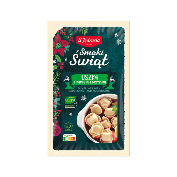 Uszka z kapustą i grzybami