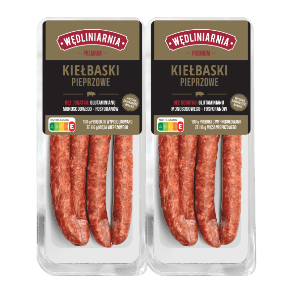 WĘDLINIARNIA PREMIUM Kiełbaski pieprzowe