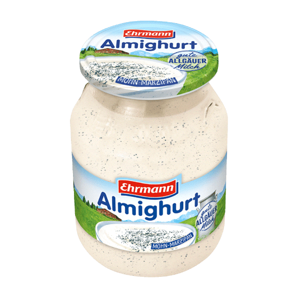 EHRMANN Jogurt Almighurt mak z marcepanem