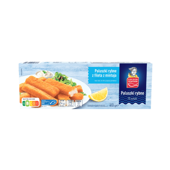 GOLDEN SEAFOOD Paluszki rybne z filetów z mintaja