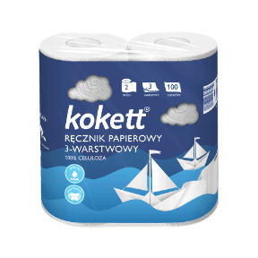 KOKETT Ręczniki papierowe 3-warstwowe